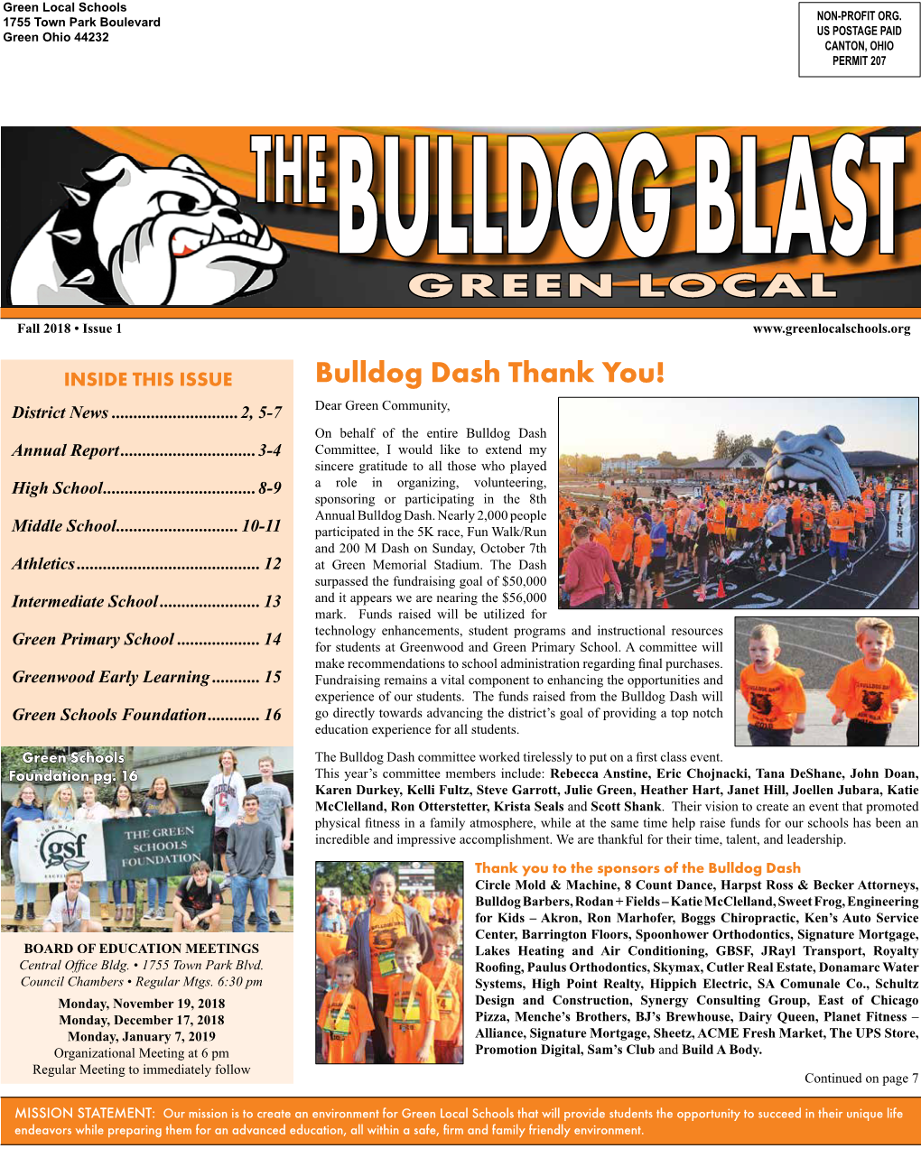 Bulldog Blast Green Local