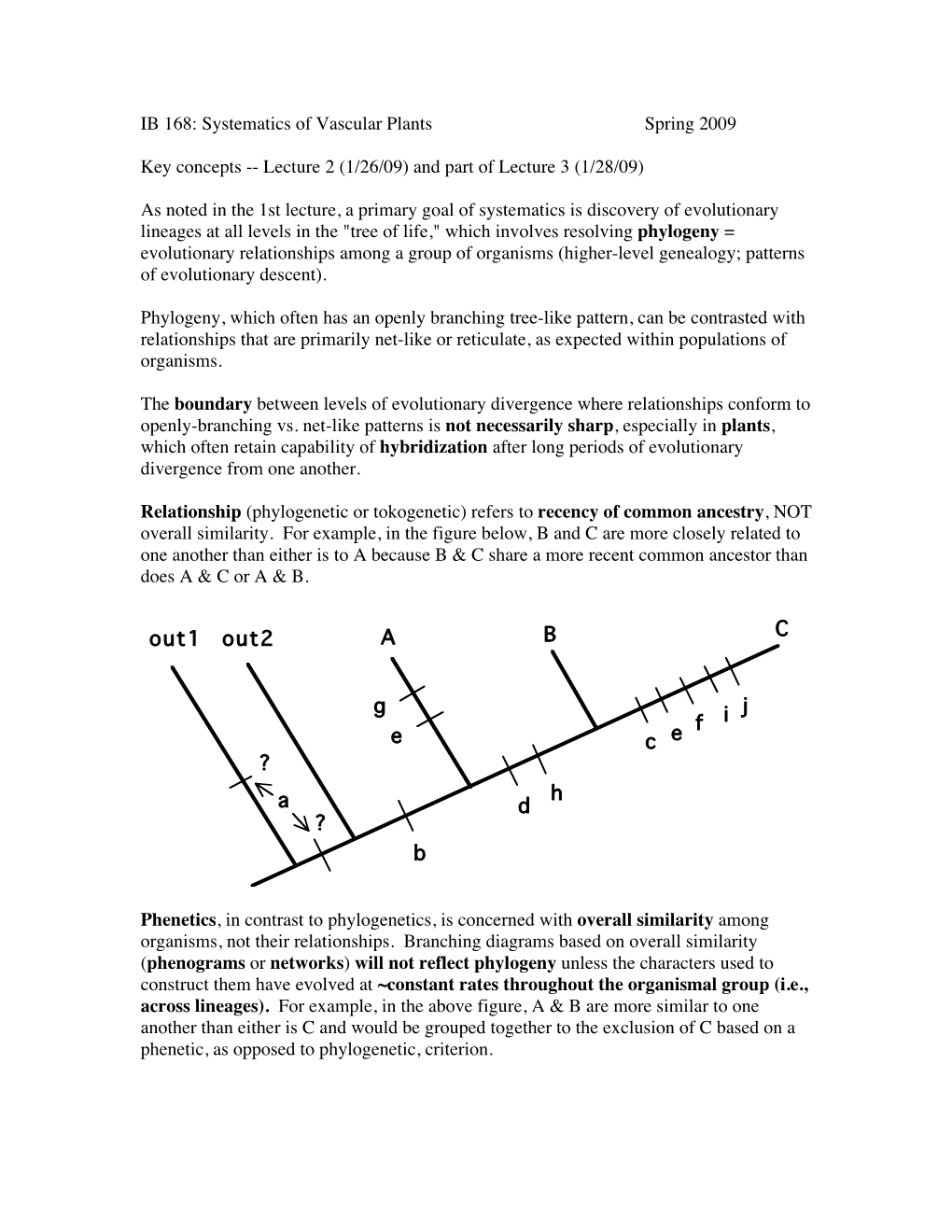 Lecture 2: Phylogenetics