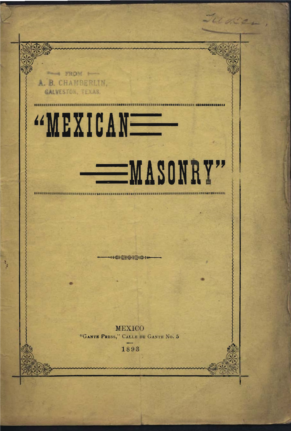 Mexican Masonry