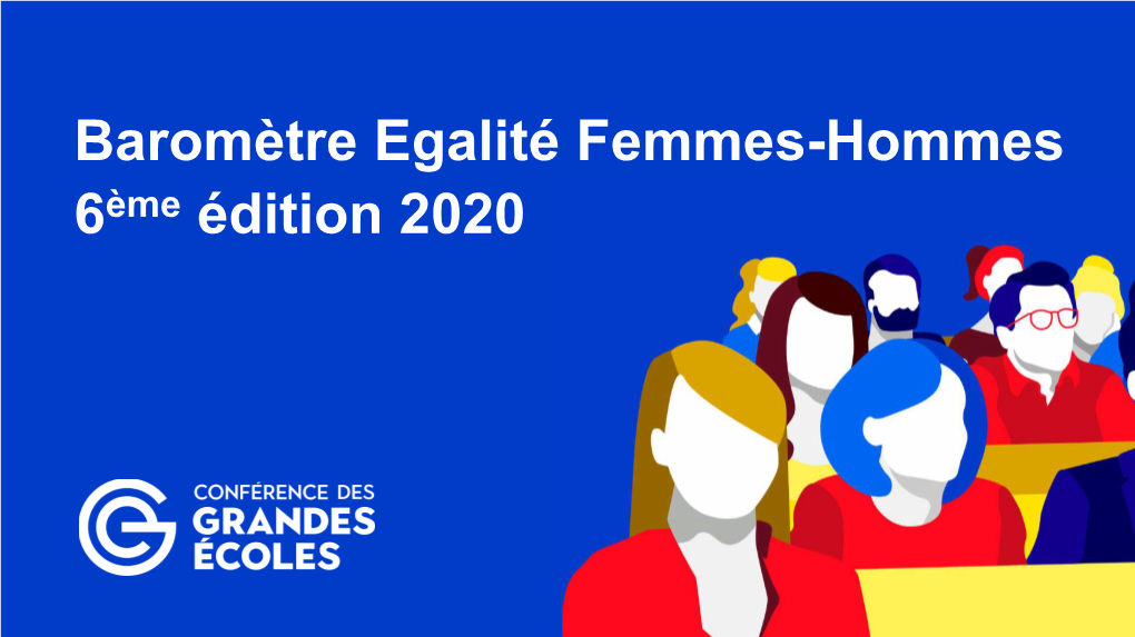 6E Baromètre De L'égalité Femmes-Hommes 2020