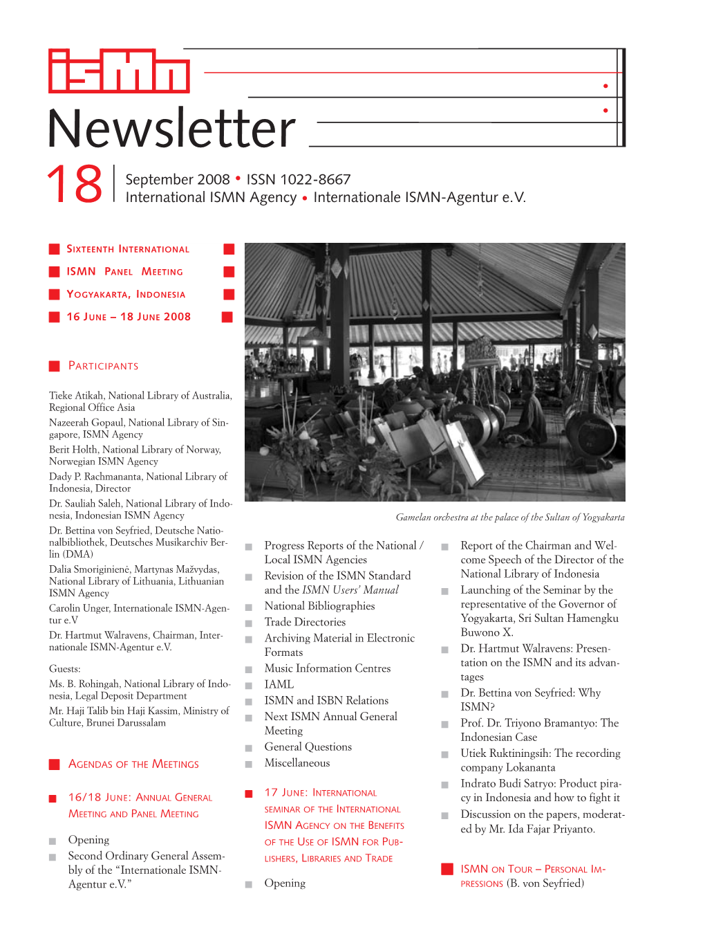 ISMN Newsletter 18 Web.Qxd