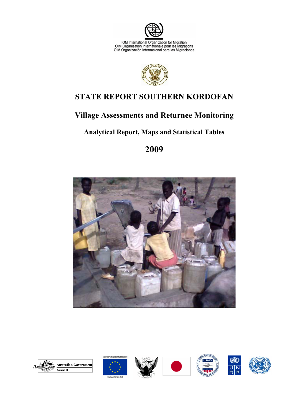 STATE REPORT SOUTHERN KORDOFAN Village Assessments