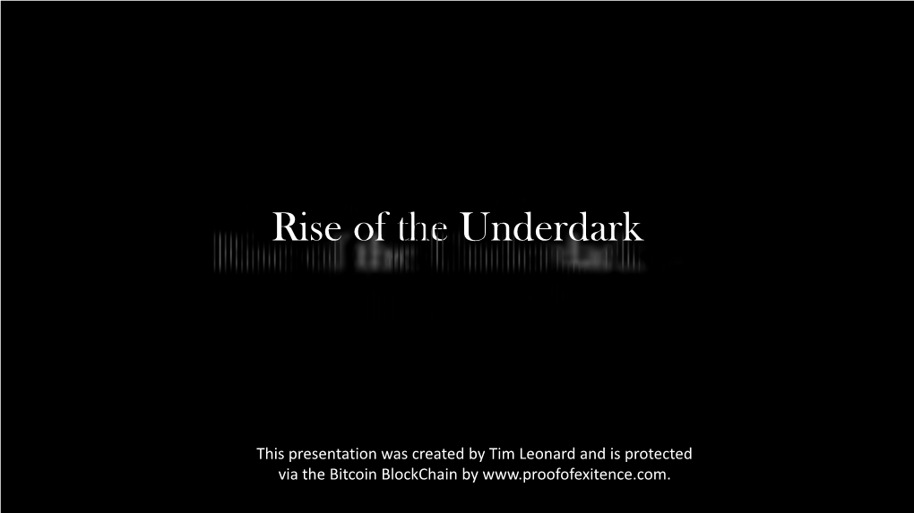 Rise of the Underdark