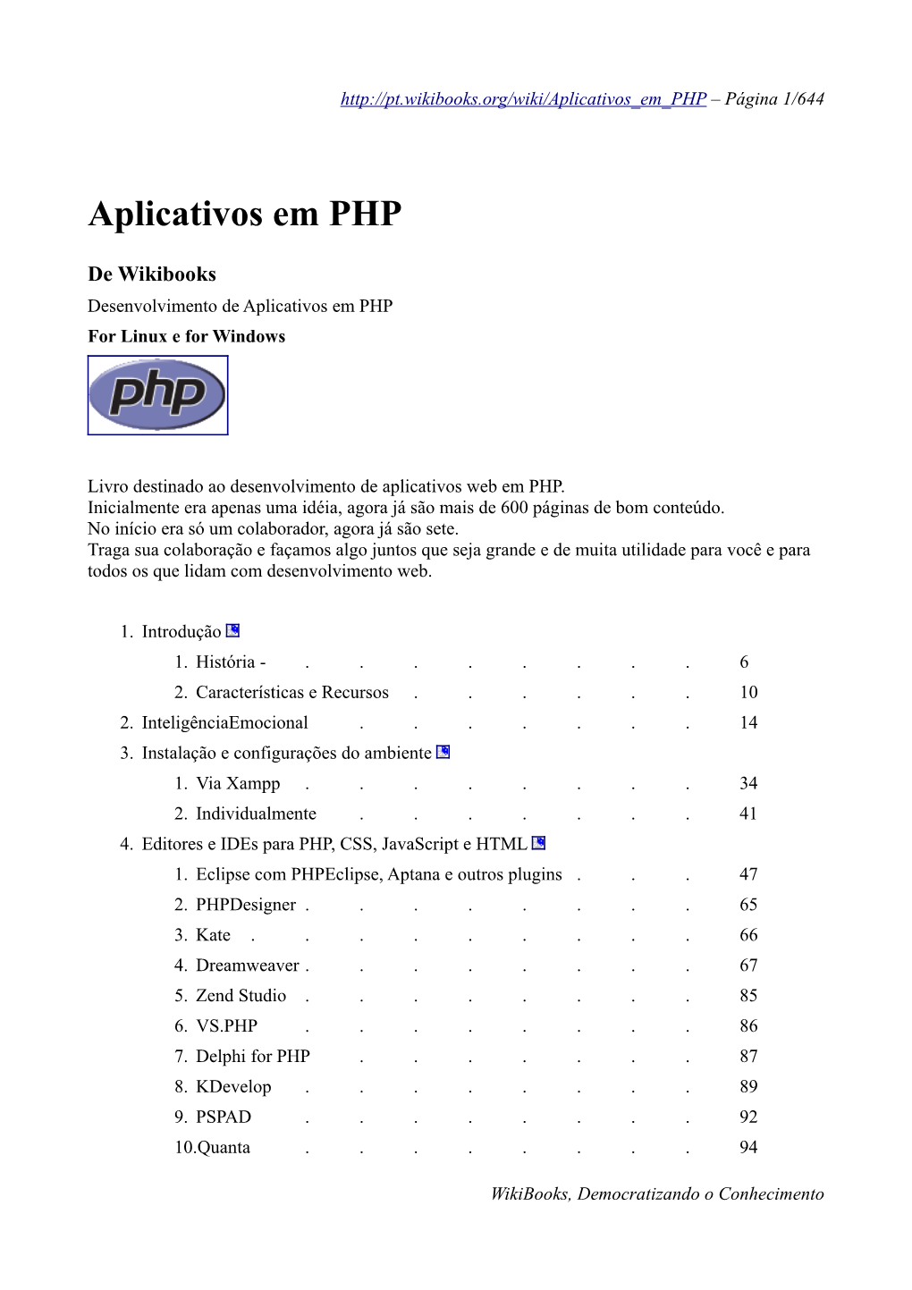 Aplicativos Em PHP
