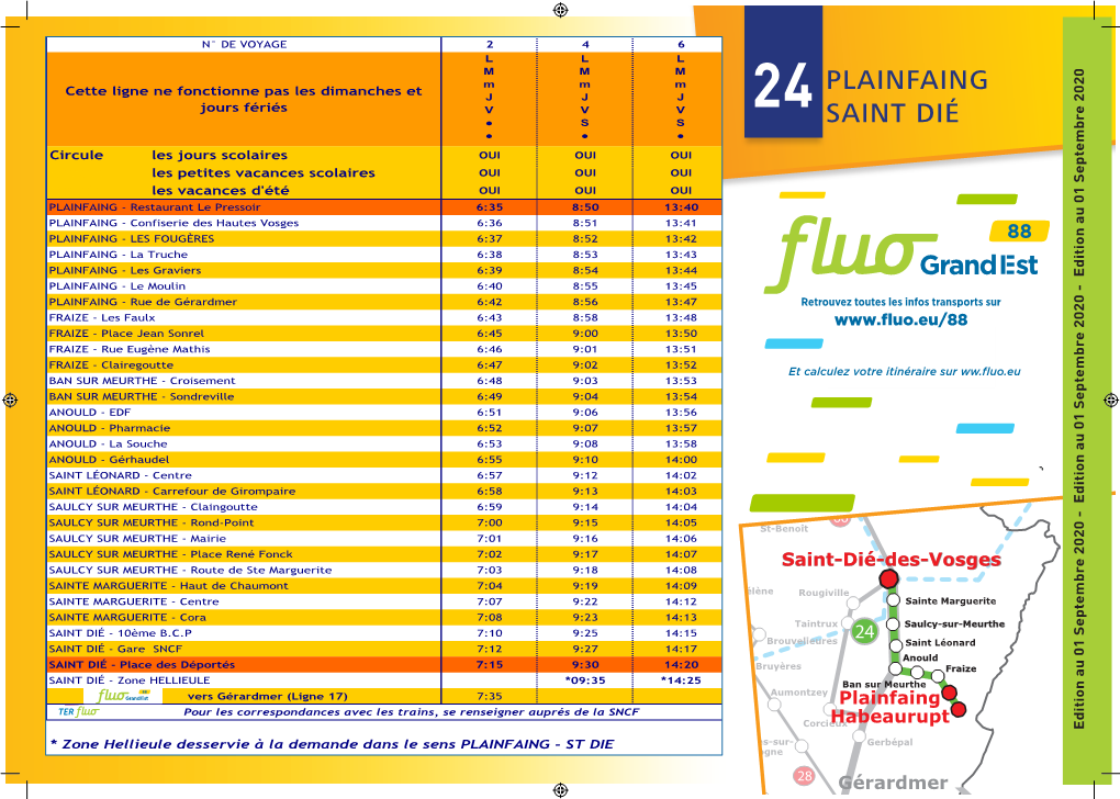 Fiche Horaire LIVO 2020-2021 Fluo Ligne 24.Indd