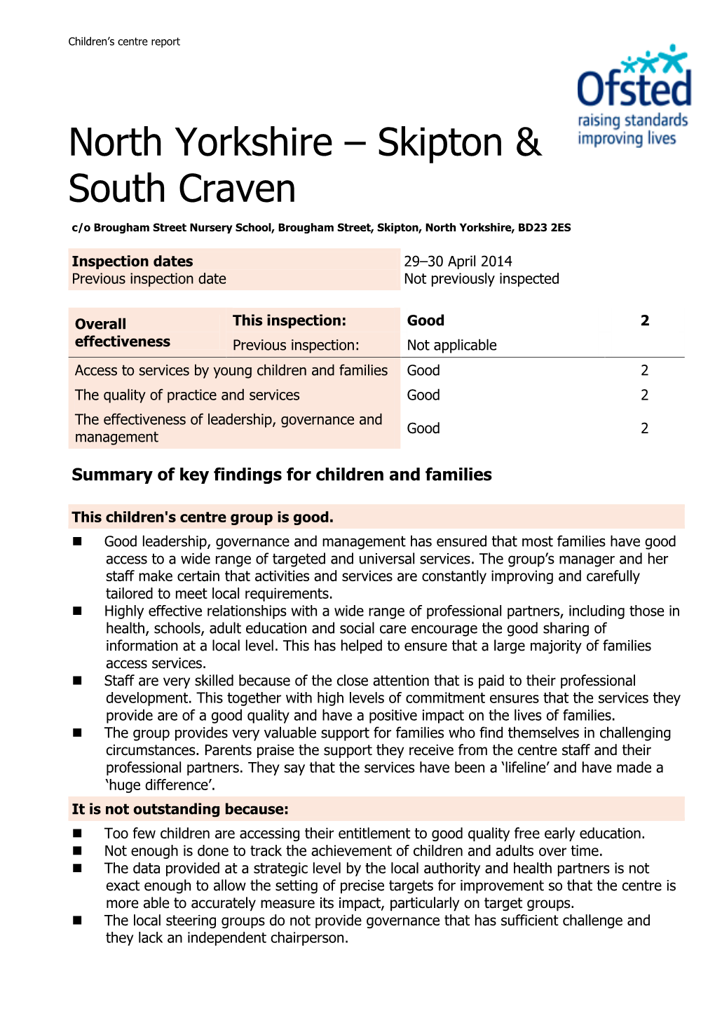 North Yorkshire – Skipton & South Craven