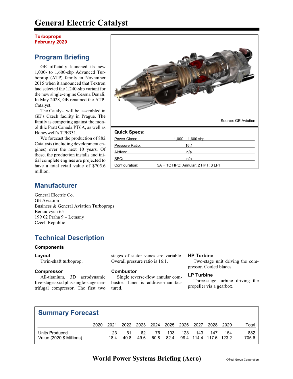 General Electric Catalyst