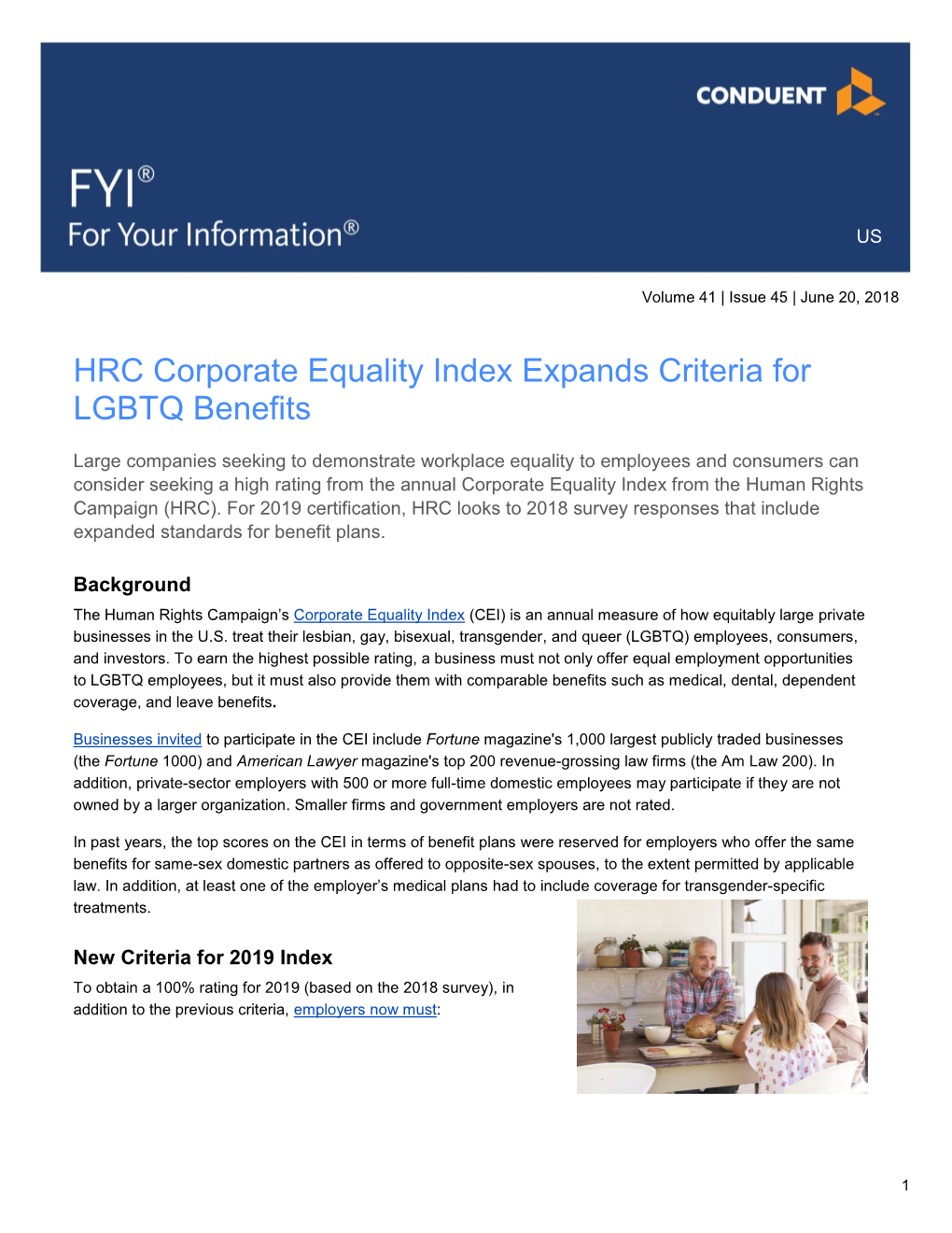 HRC Corporate Equality Index Expands Criteria for LGBTQ Benefits