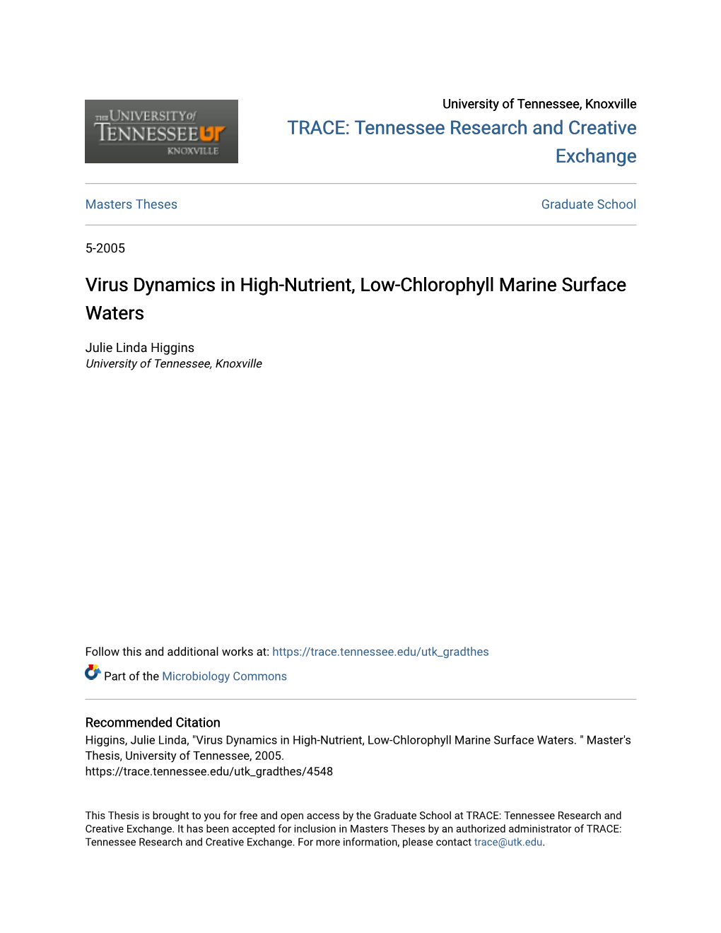 Virus Dynamics in High-Nutrient, Low-Chlorophyll Marine Surface Waters