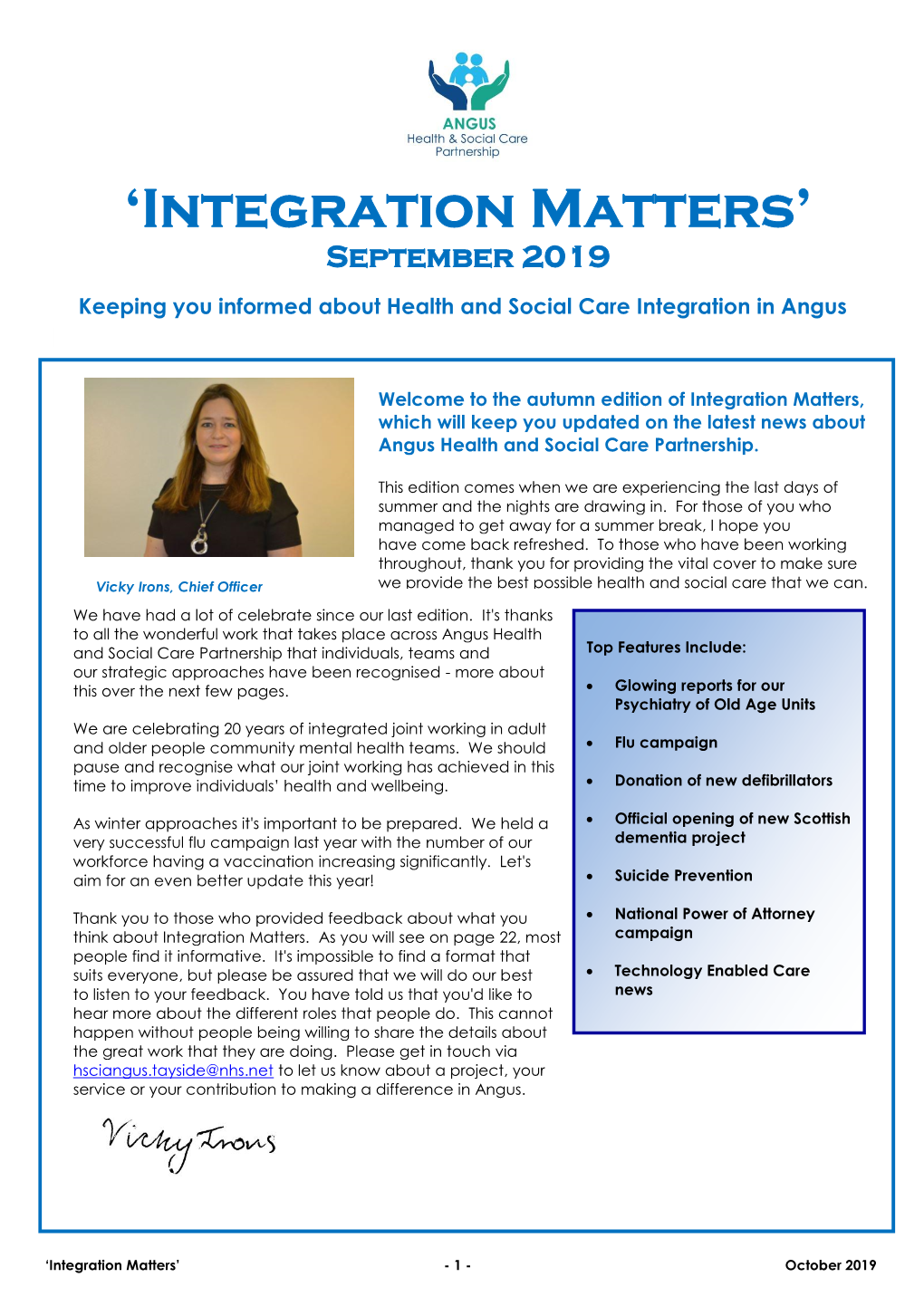 'Integration Matters'