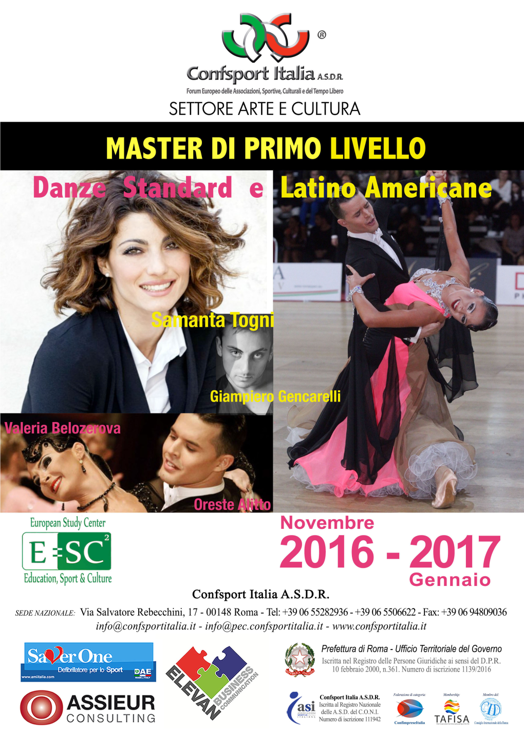 Corso Danza Standard E Latini 2016-2017