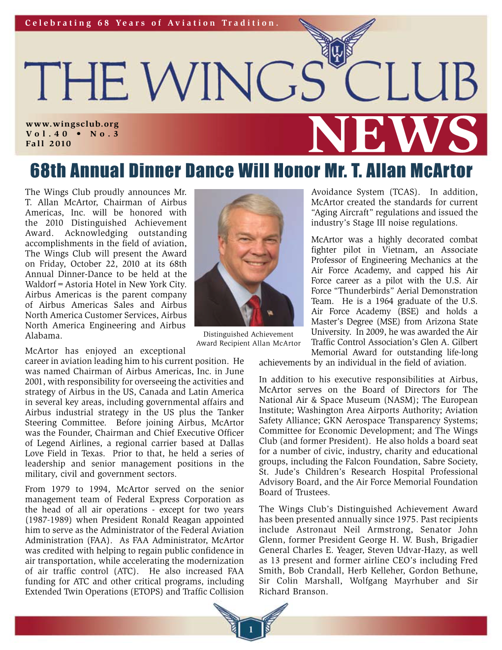 Wings Club Newsletter