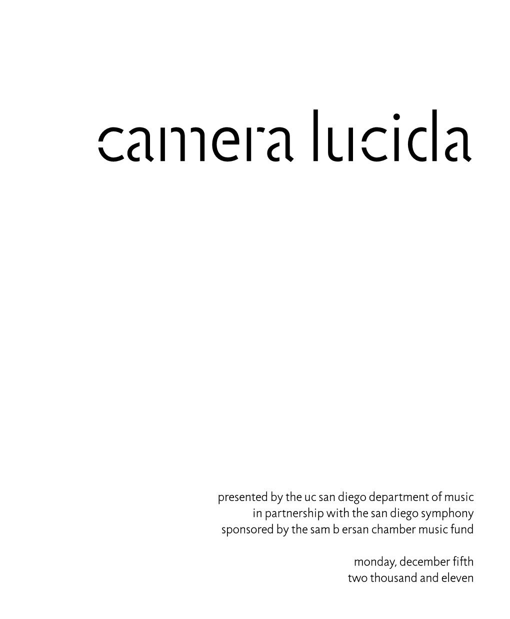 Camera Lucida