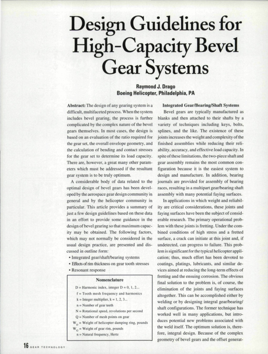 Design Guidelines for High-Capacity Bevel Gear Systems