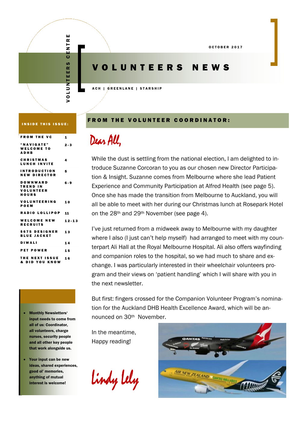 Volunteers News