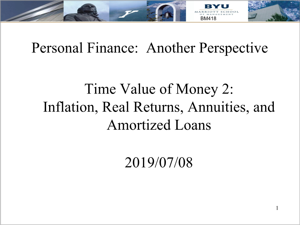 Inflation, Real Returns, and Annuities