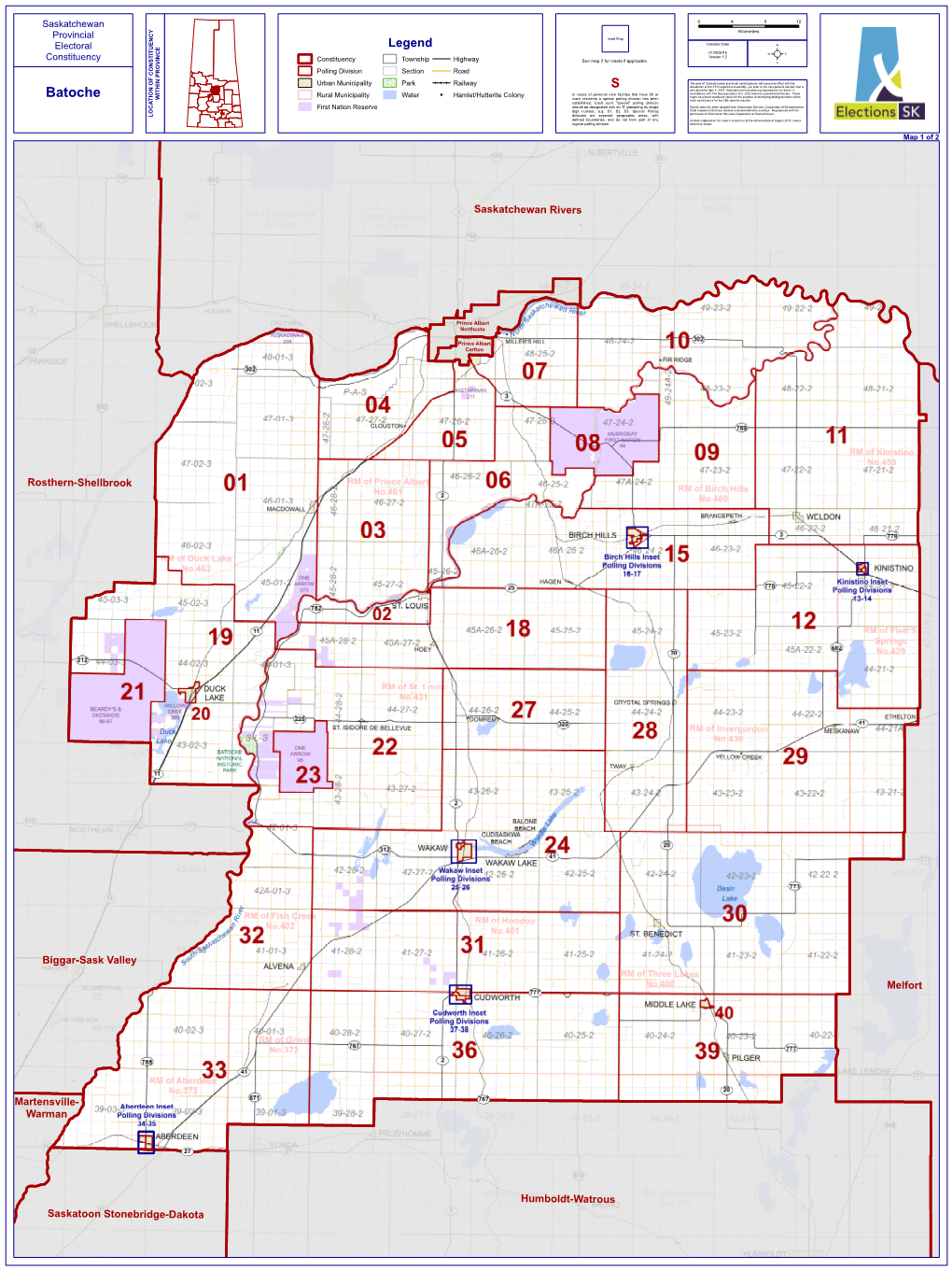 Batoche T More Residents a Special Polling Division Has Been Each Constituency for the 28Th General Election