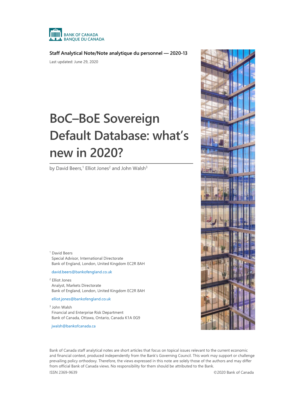 Boc-Boe Sovereign Default Database: What's New in 2020?