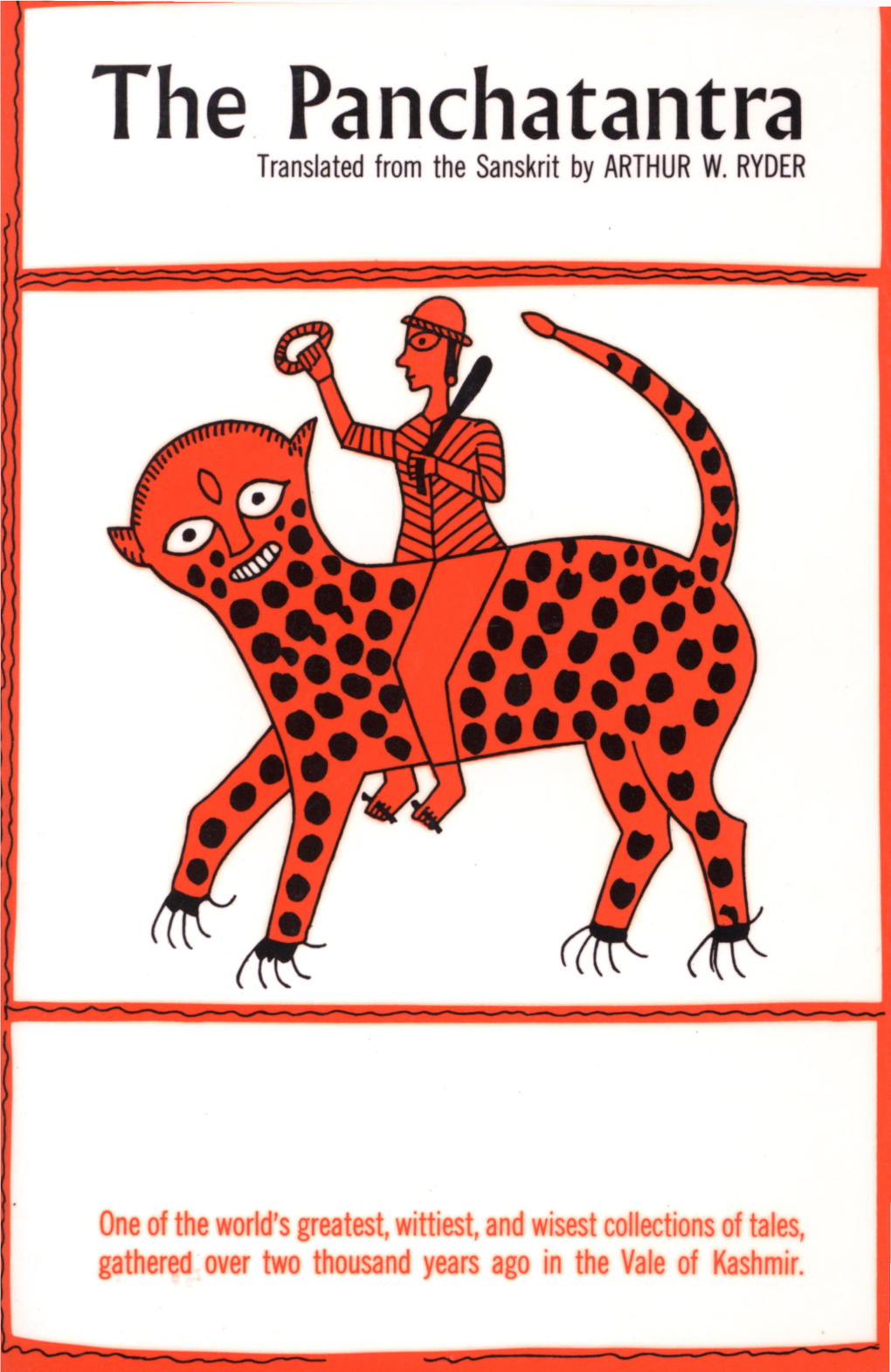 The Panchatantra Translated from the Sanskrit by ARTHUR W