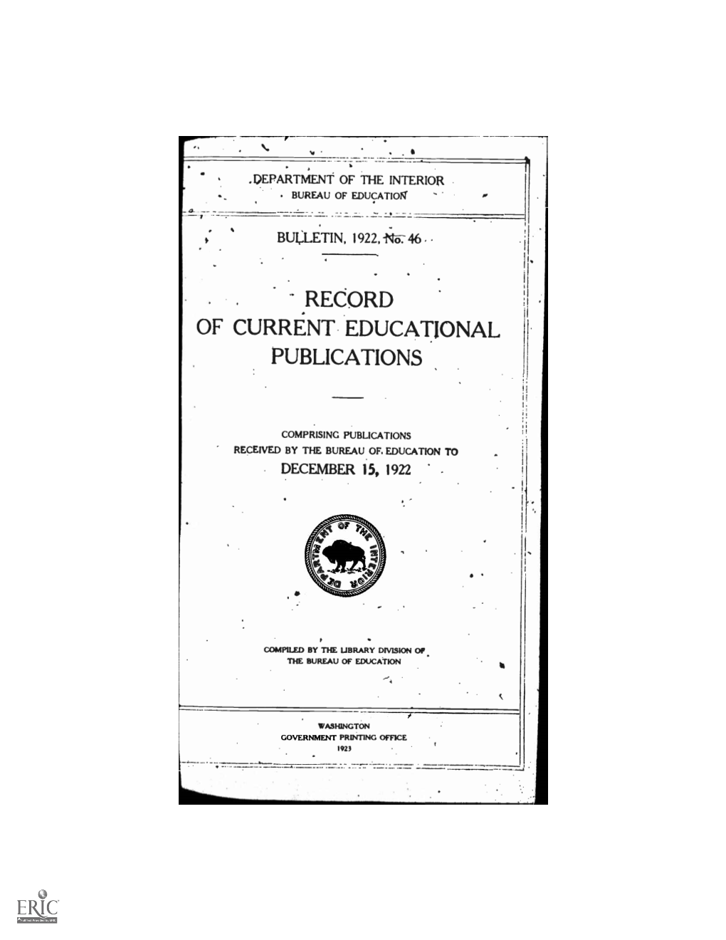 Record of Current- Educational Publications