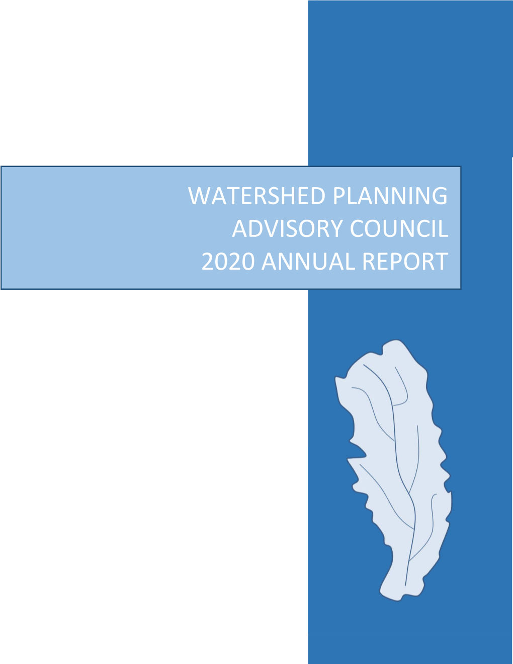 Watershed Planning Advisory Council 2020 Annual Report