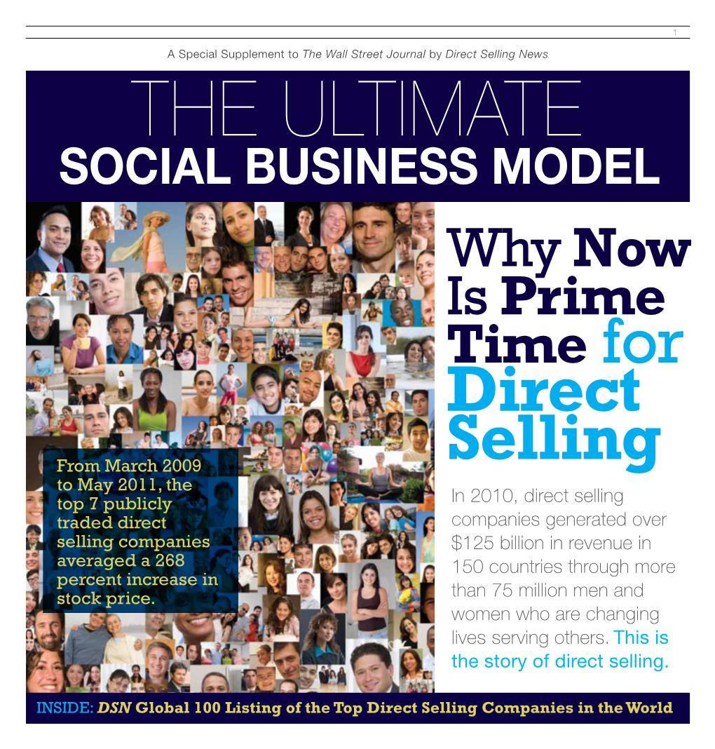 Direct Selling News the ULTIMATE SOCIAL BUSINESS MODEL !