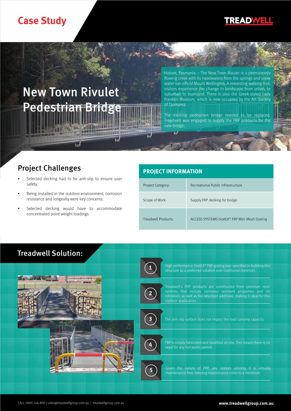 New Town Rivulet Pedestrian Bridge 2021.1