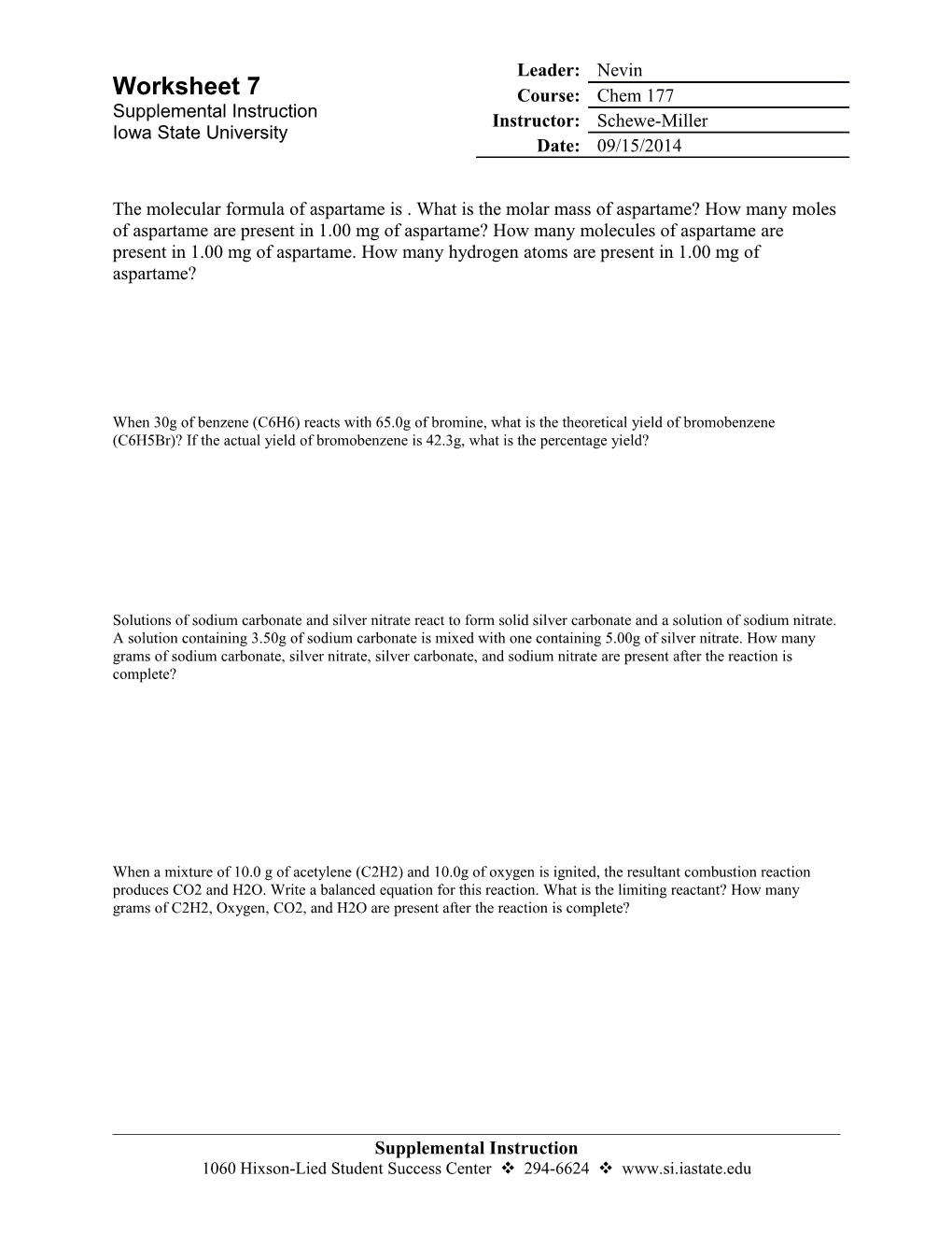 The Molecular Formula of Aspartame Is C14H18N2O5. What Is the Molar Mass of Aspartame?