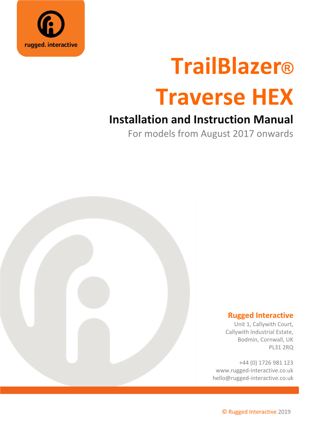 Trailblazer HEX Instruction Manual