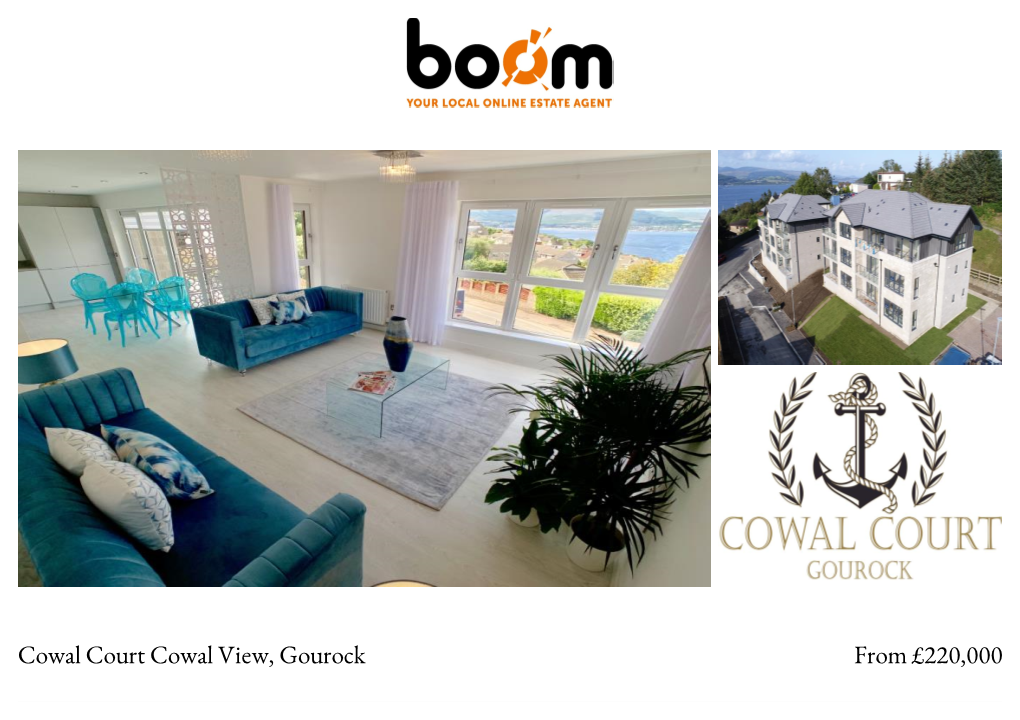 Cowal Court Cowal View, Gourock from £220,000