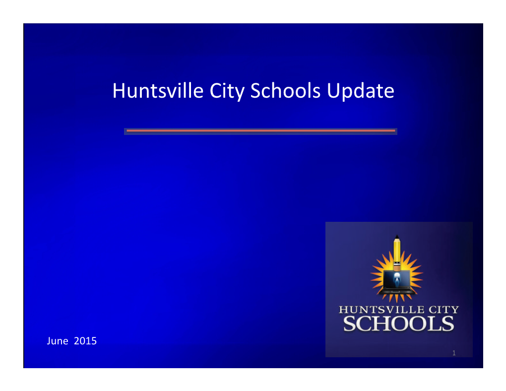 Huntsville City Schools Update