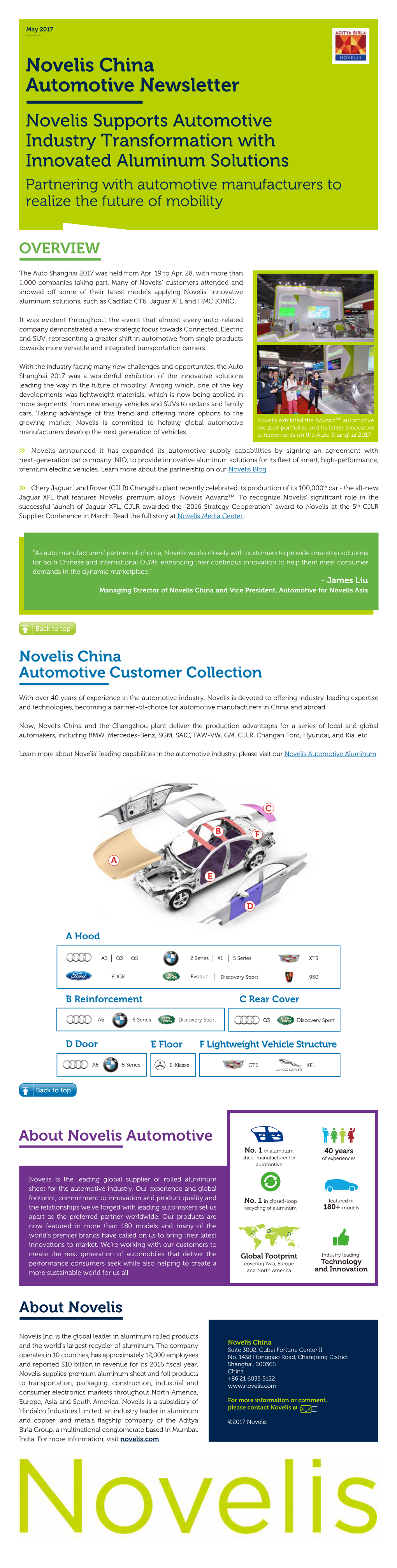 Novelis China Automotive Newsletter