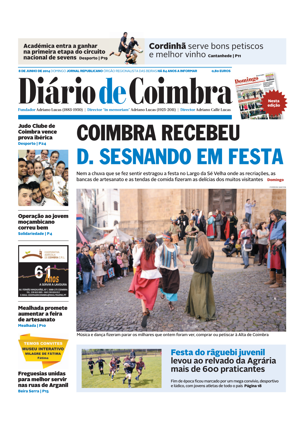Coimbra Recebeu D. Sesnando Em Festa