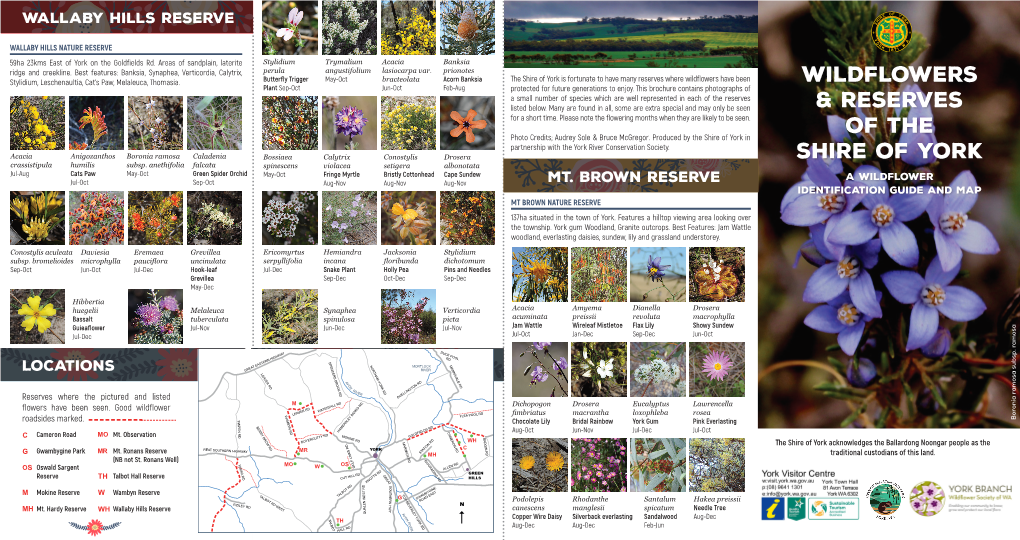 Wildflowers & Reserves of the Shire of York