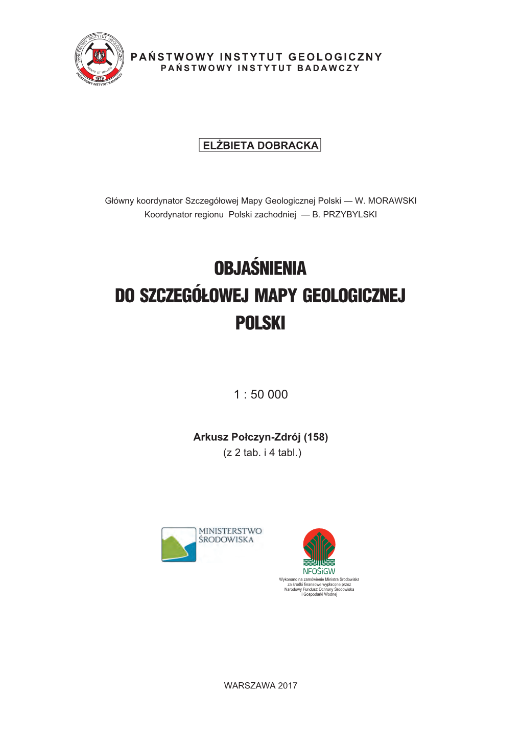 Objaœnienia Do Szczegółowej Mapy Geologicznej Polski