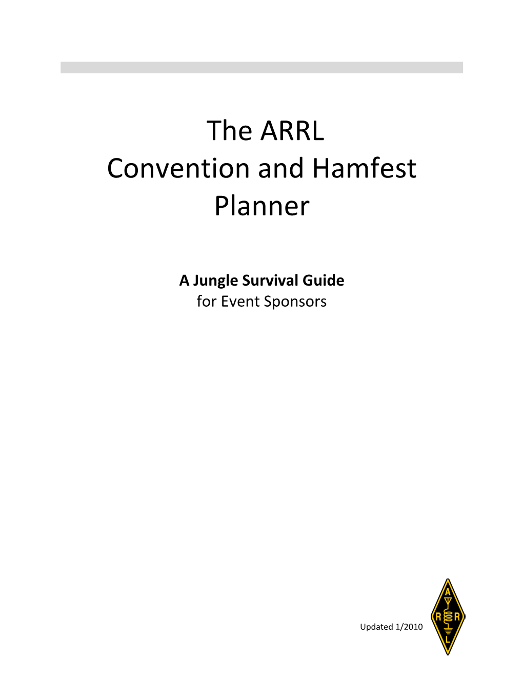 The ARRL Convention and Hamfest Planner