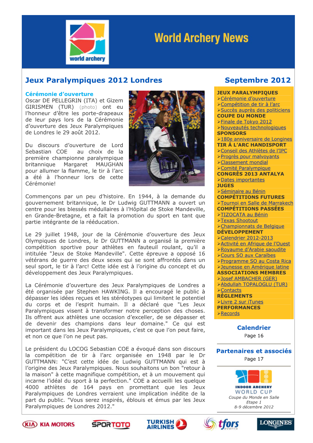 Jeux Paralympiques 2012 Londres Septembre 2012