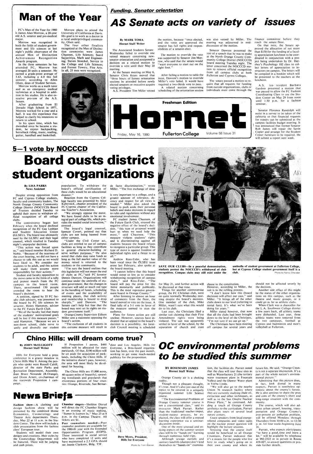 The Hornet, 1923 - 2006 - Link Page Previous Volume 58, Issue 30 Next Volume 58, Issue 32