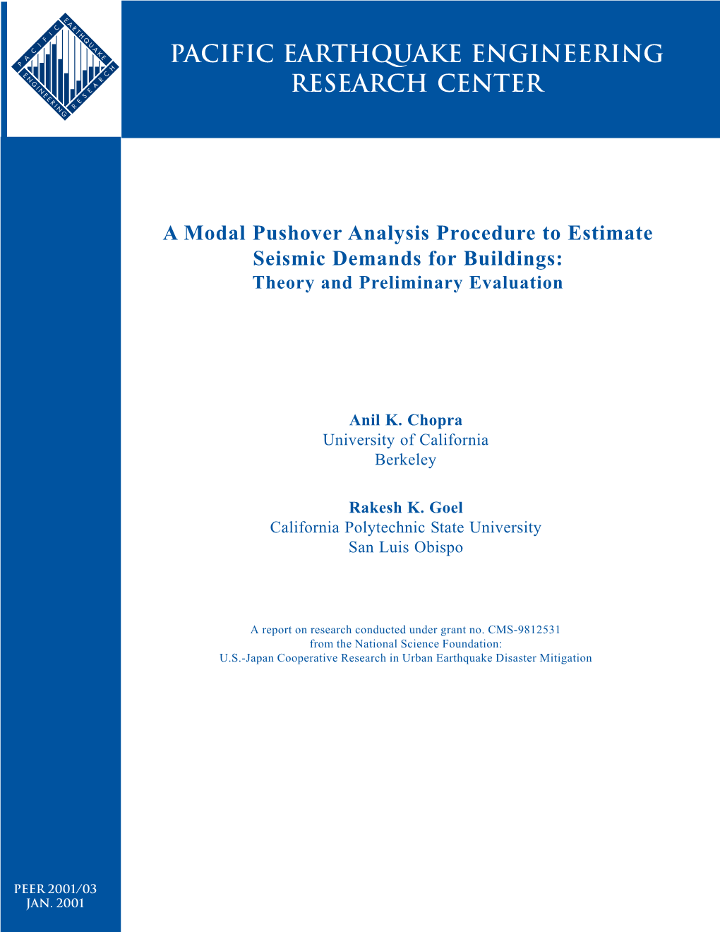 Appendix B Modal Pushover Analysis