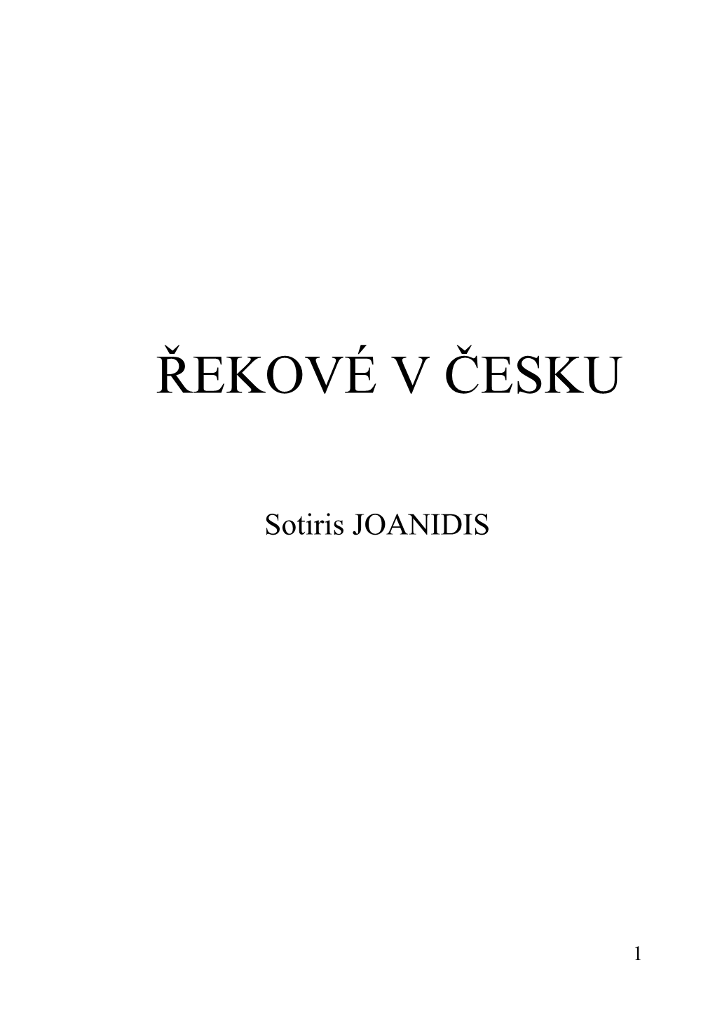 Řekové V Česku