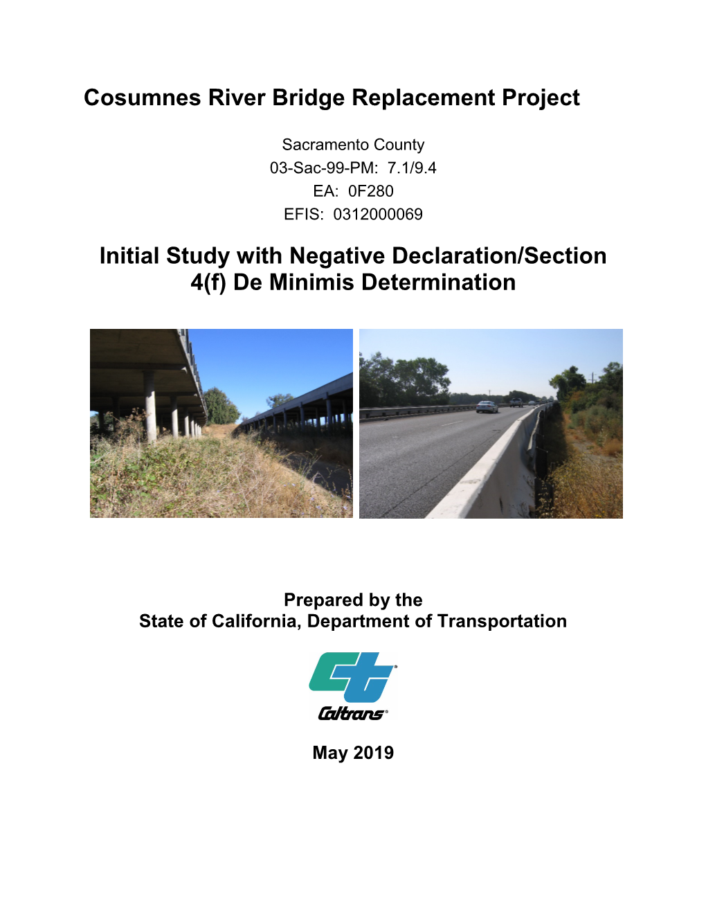 Cosumnes River Bridge Replacement Project