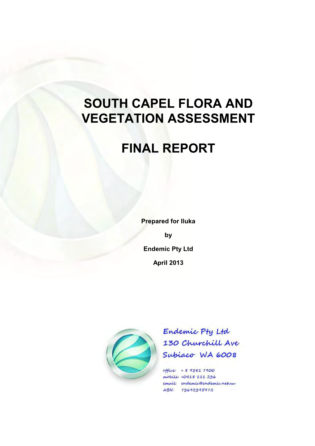 South Capel Flora and Vegetation Assessment Final Report