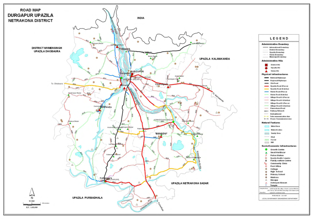 Inventory of LGED Road Network, March 2005, Bangladesh