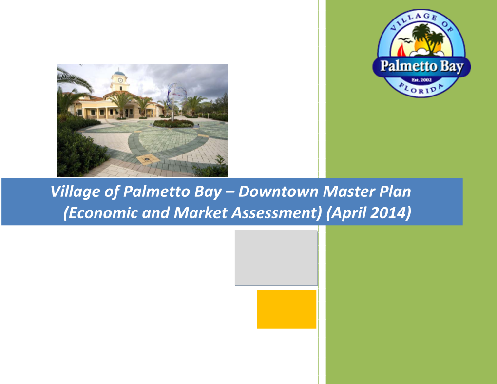 Downtown Master Plan (Economic and Market Assessment) (April 2014)