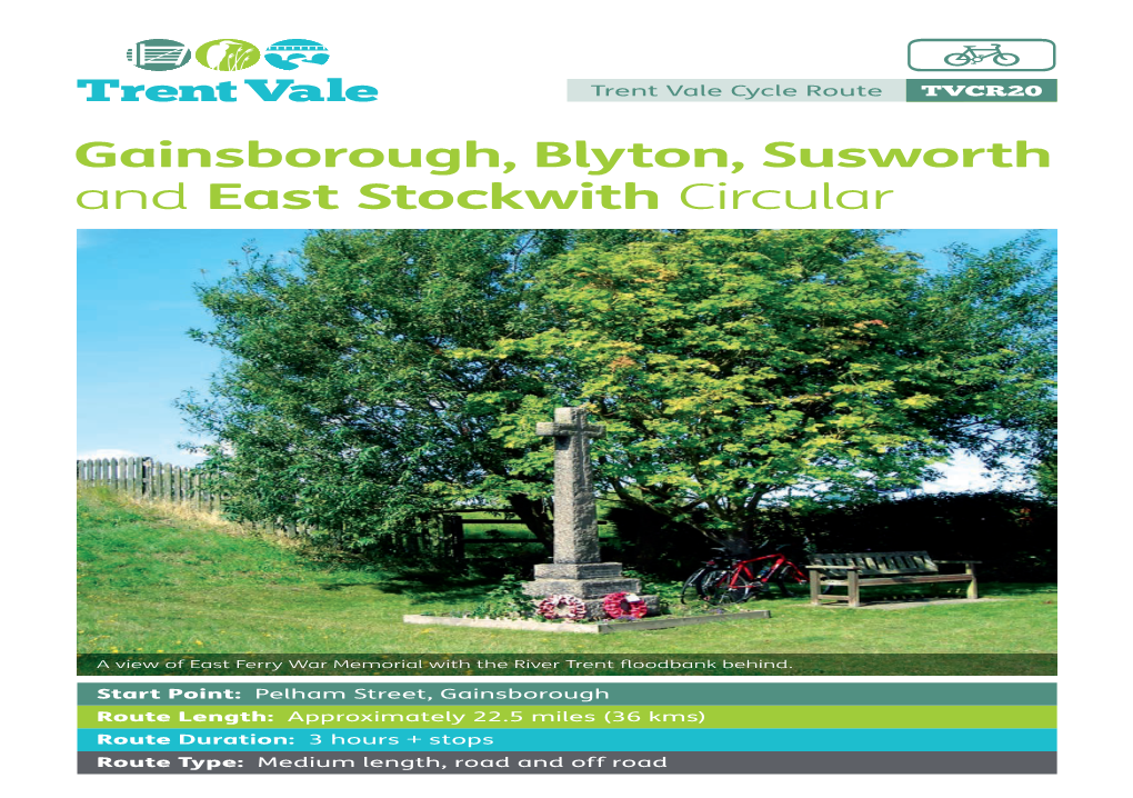 Gainsborough Blyton Susworth East Stockwith Circular ART.Indd