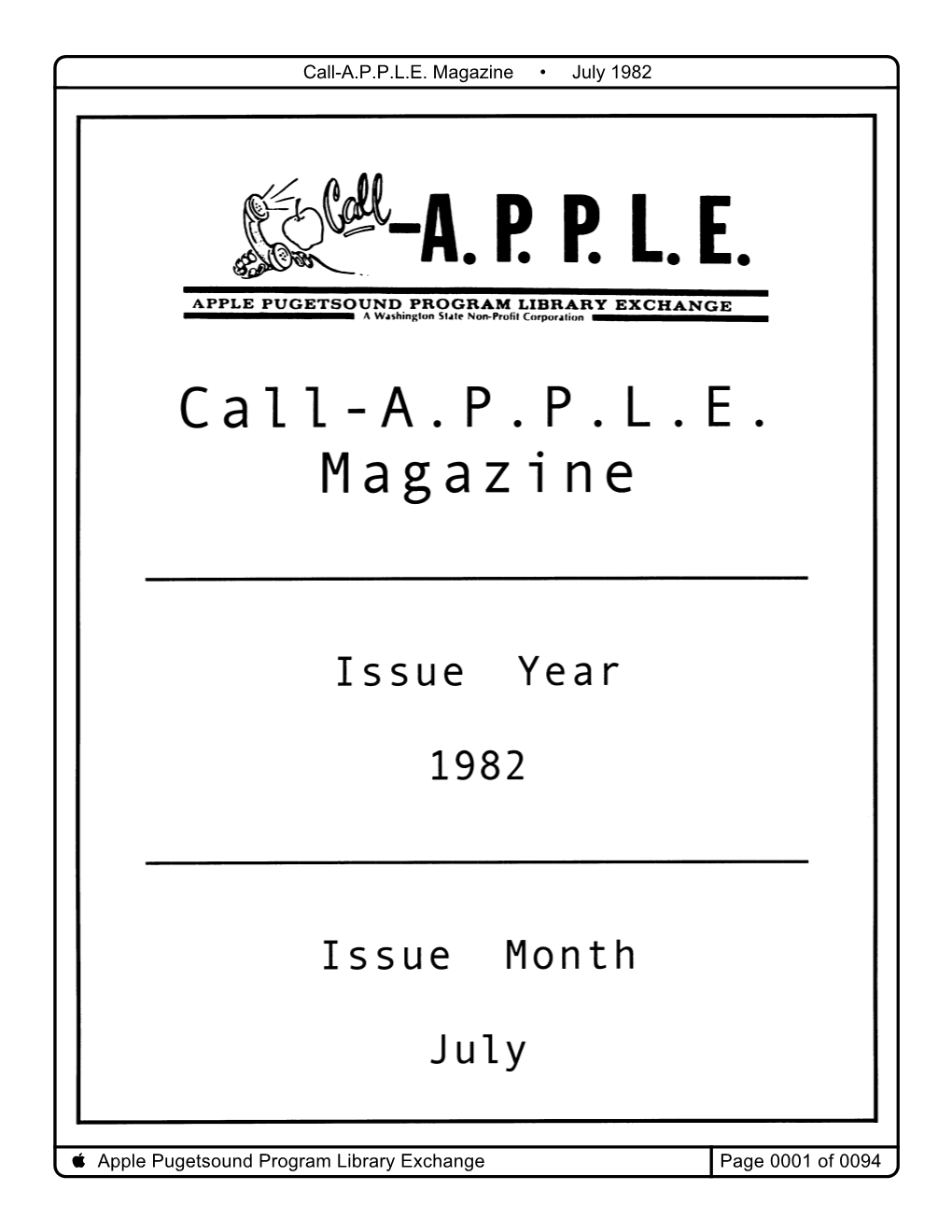 Call-A.P.P.L.E. Magazine 1982-7