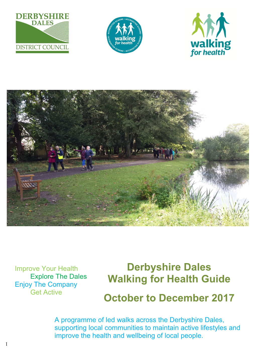 Derbyshire Dales Walking for Health Guide October to December 2017