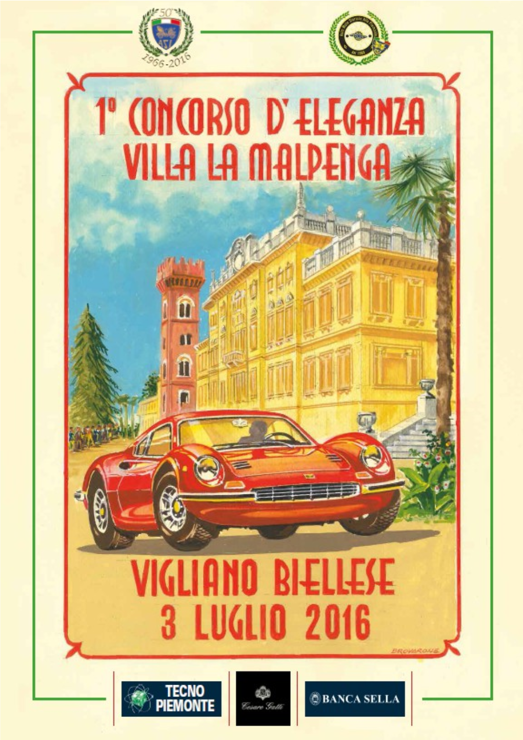 Concorso Di Eleganza Per Autovetture Villa La Malpenga 3 Luglio 2016