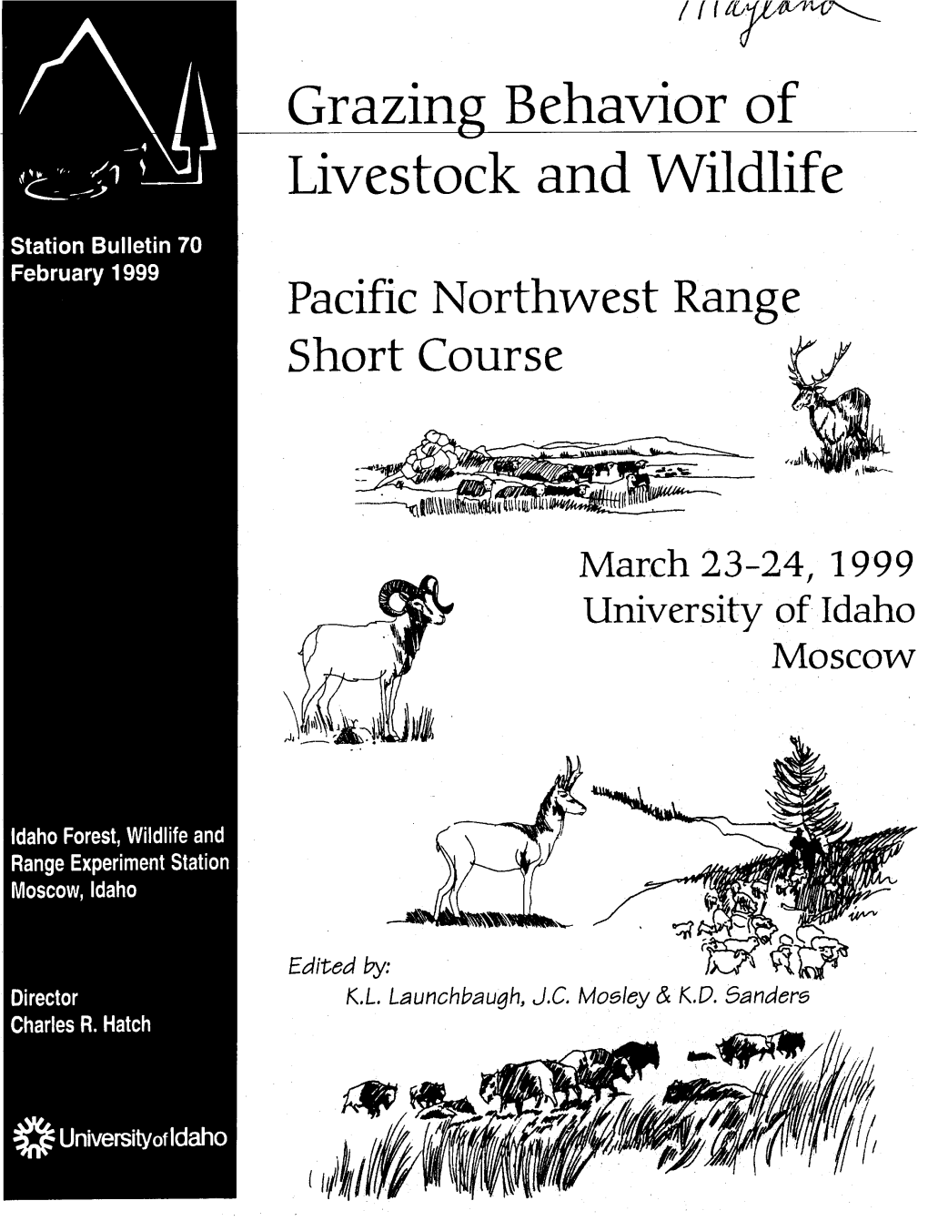 Grazing Behavior of Livestock and Wildlife