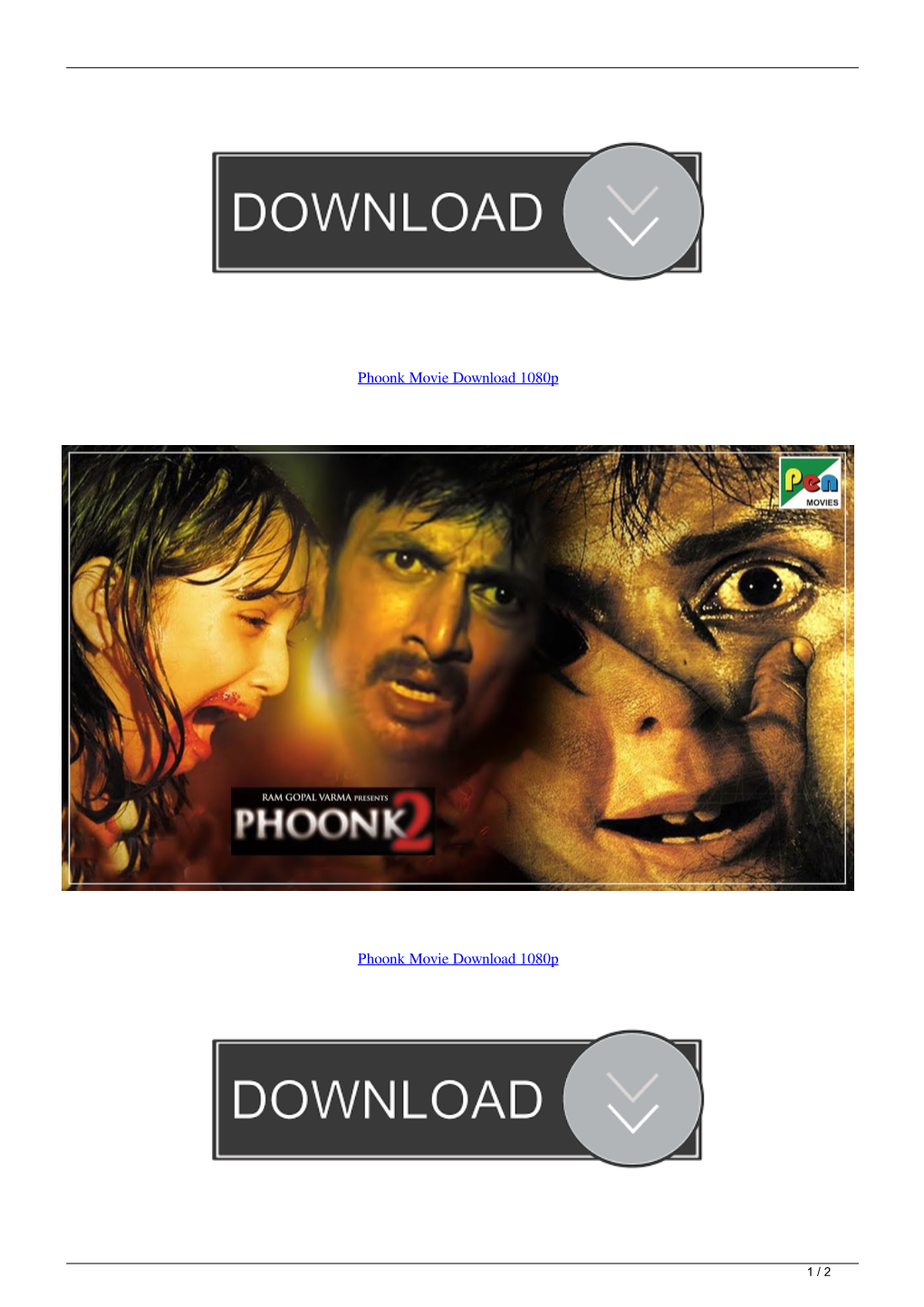 Phoonk Movie Download 1080P